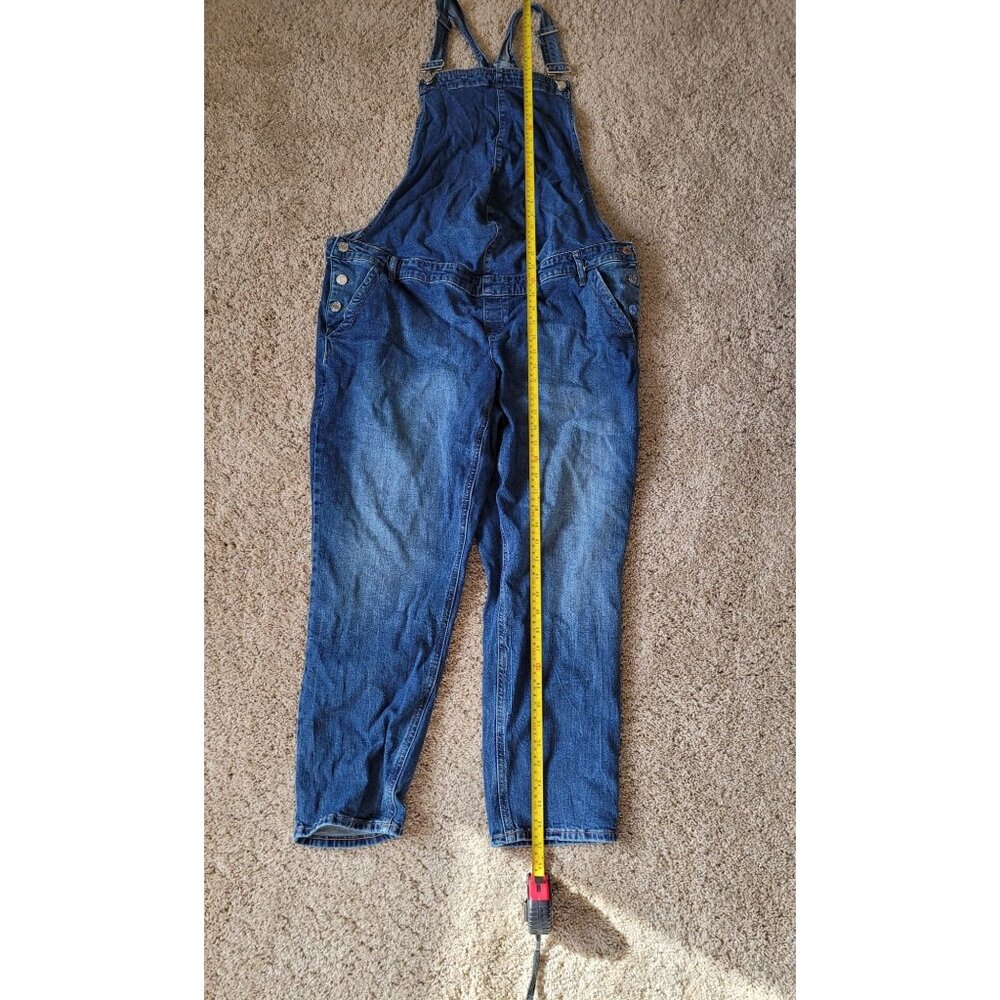GAP Women's Classic Blue Jeans Overalls - Picture 7 of 8